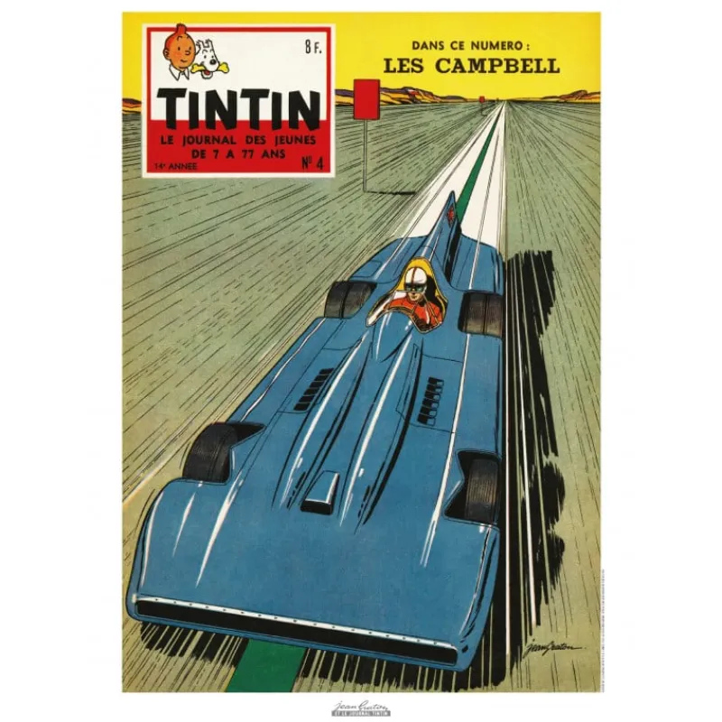 Jean Graton*Tintin Boutique Affiche Jean Graton-Les Campbell