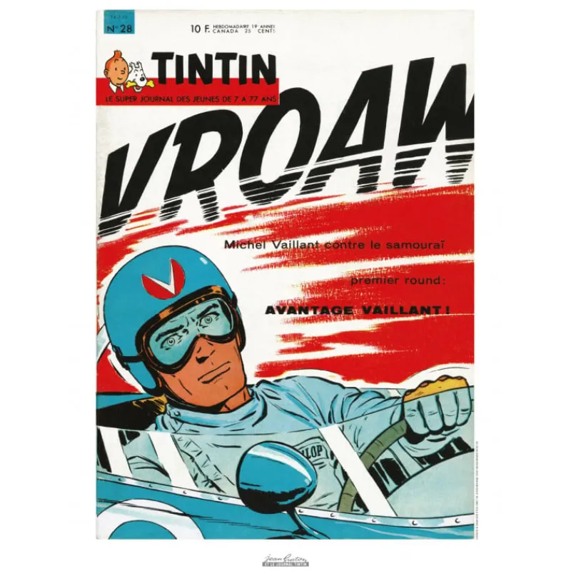 Jean Graton*Tintin Boutique Affiche Jean Graton-L'Honneur du Samouraï