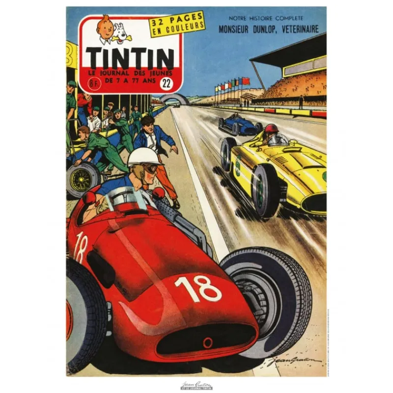 Jean Graton*Tintin Boutique Affiche Jean Graton-Mr.Dunlop