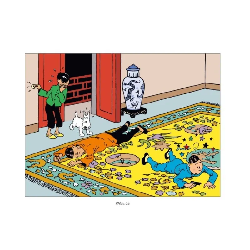 Idées Cadeaux | Coloriages*Tintin Boutique Album à colorier - Le Lotus bleu (2025)