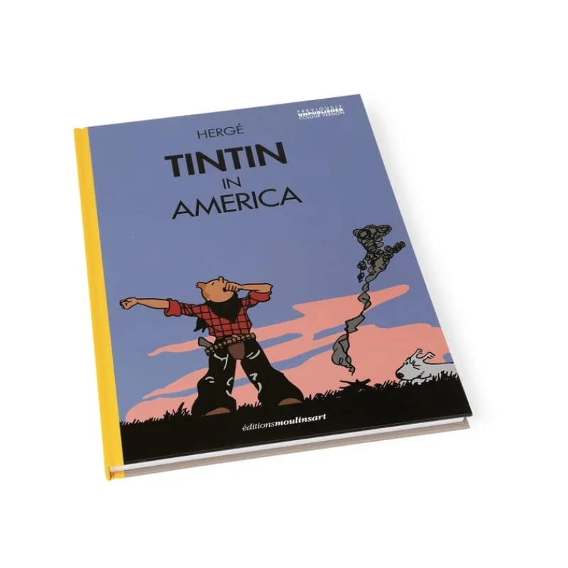 Albums Noir Et Blancs-colorisés*Tintin Boutique Album Tintin en Amérique Tintin réveil