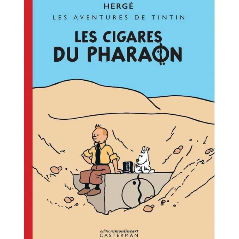 Albums Noir Et Blancs-colorisés*Tintin Boutique Album-Les Cigares du Pharaon