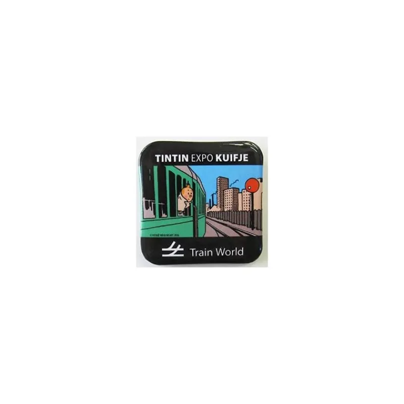 Magnets*Tintin Boutique Badge Train World