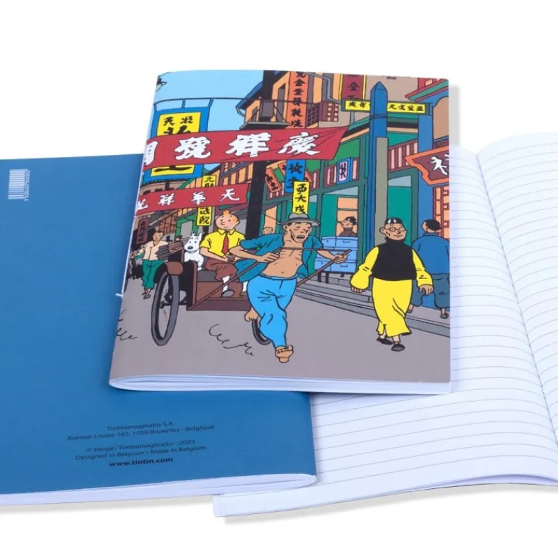 Carnet De Notes*Tintin Boutique Carnet de notes-Tintin pousse-pousse