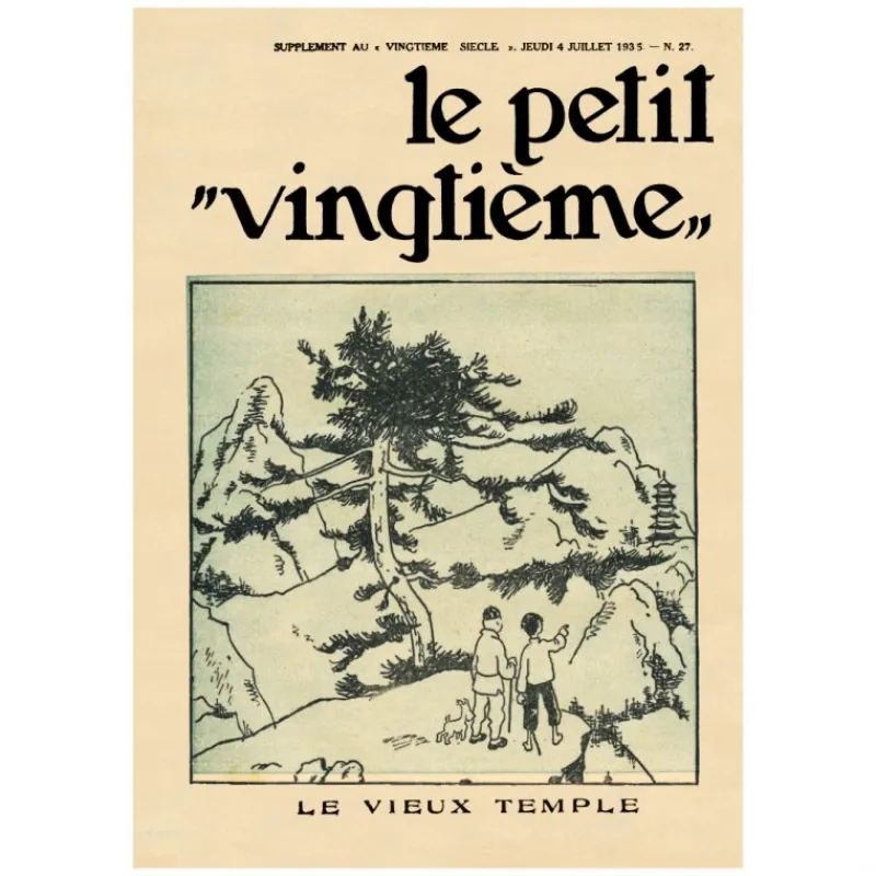 Cartes Postales*Tintin Boutique Carte postale Petit Vingtième n°27 - Le Lotus bleu