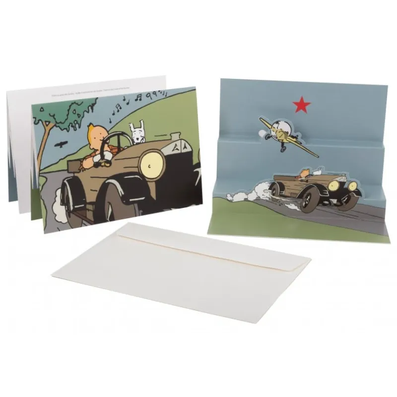 Cartes Postales*Tintin Boutique Carte Postale Tintin-L’Amilcar des Soviets