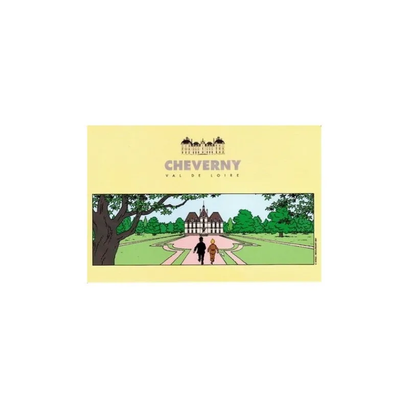 Cartes Postales*Tintin Boutique Carte Postale-Château de Cheverny