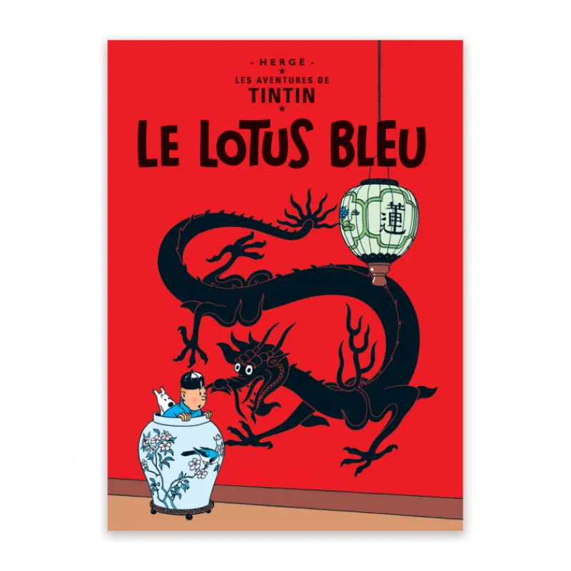 Cartes Postales*Tintin Boutique Carte Postale-Le Lotus bleu