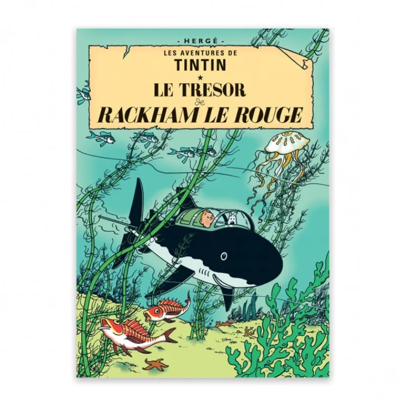 Cartes Postales*Tintin Boutique Carte Postale-Le Trésor de Rackham le Rouge