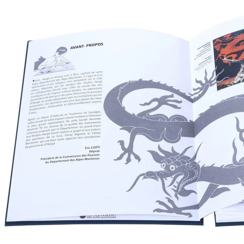 Monographies*Tintin Boutique Catalogue-Exposition Hergé Nice