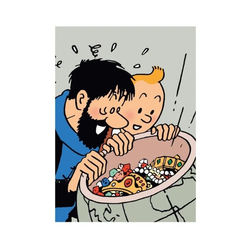 Chemises En Plastiques*Tintin Boutique Chemise plastique - Tintin et le trésor de Rackham le Rouge (A4)