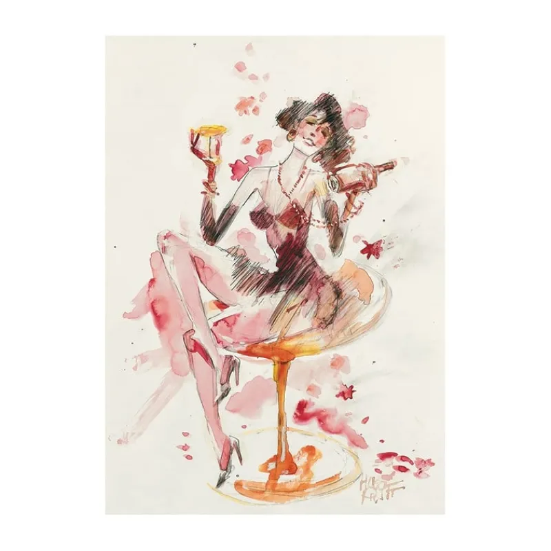 Corto Maltese*Tintin Boutique Corto Maltese-Carte postale Lady Luna