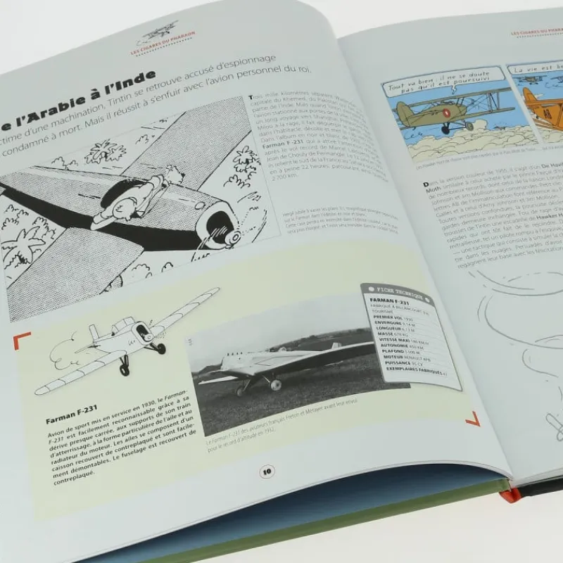 Monographies*Tintin Boutique Hergé, Tintin et les avions