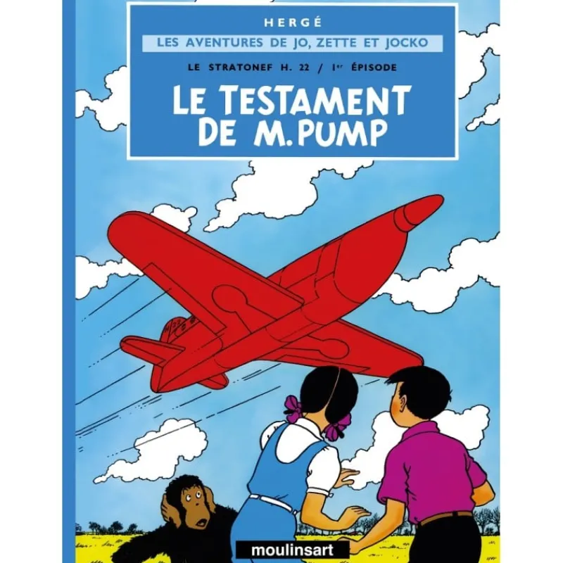 Idées Cadeaux | Les Aventures De Jo, Zette Et Jocko*Tintin Boutique Les aventures de Jo, Zette et Jocko - Le testament de M. Pump