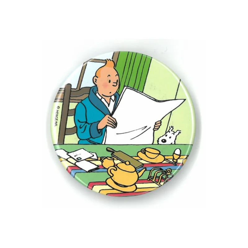 Magnets*Tintin Boutique Magnet-Tintin petit déjeuner