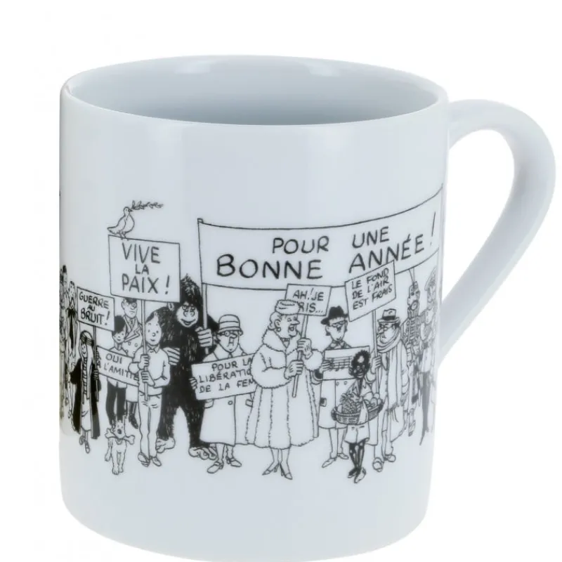 Idées Cadeaux | Art De La Table*Tintin Boutique Mug-Carte De Voeux Hergé 1972