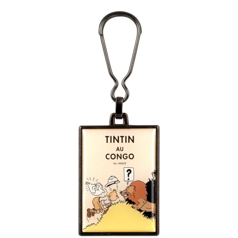 Porte-clés*Tintin Boutique Porte-clés Tintin au Congo (colorisé)
