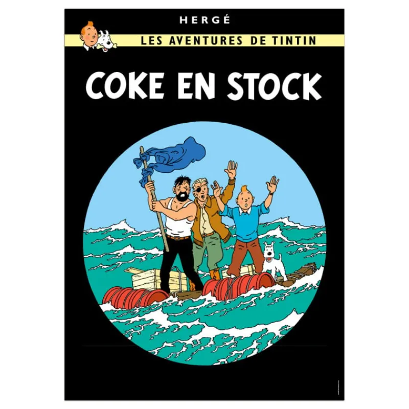Affiches*Tintin Boutique Poster-Coke en stock