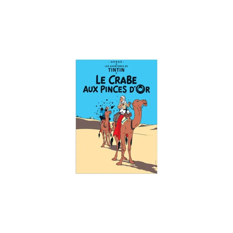 Affiches*Tintin Boutique Poster-Le Crabe aux pinces d'or