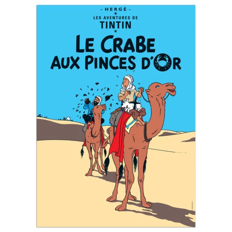 Affiches*Tintin Boutique Poster-Le Crabe aux pinces d'or