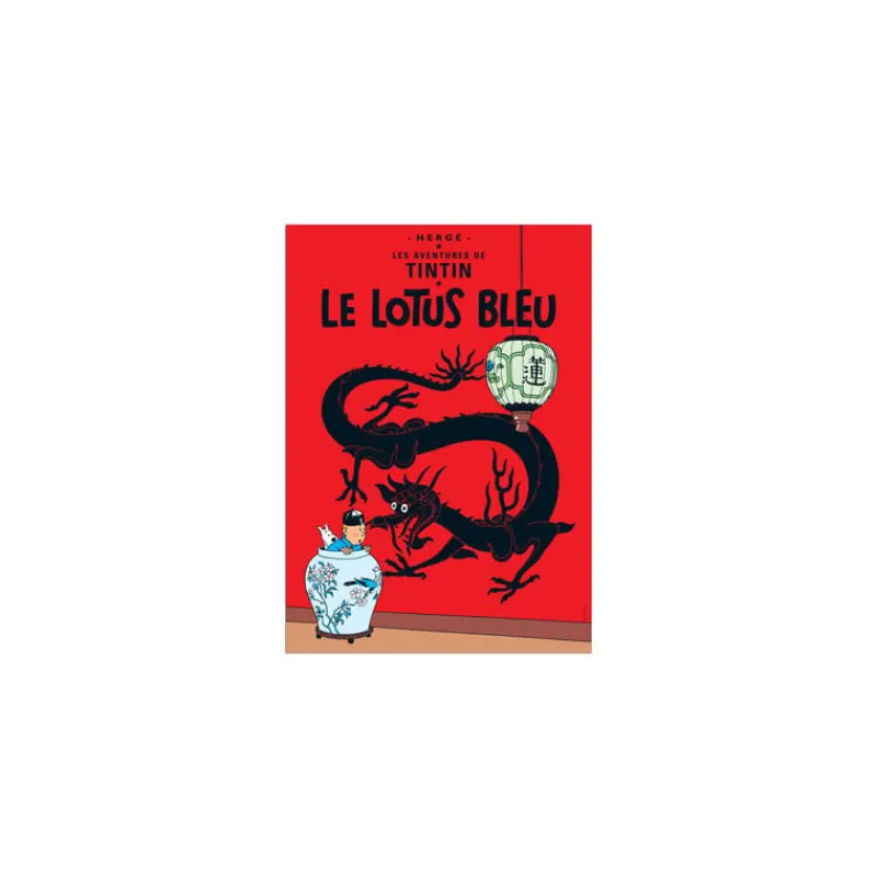 Affiches*Tintin Boutique Poster-Le Lotus bleu