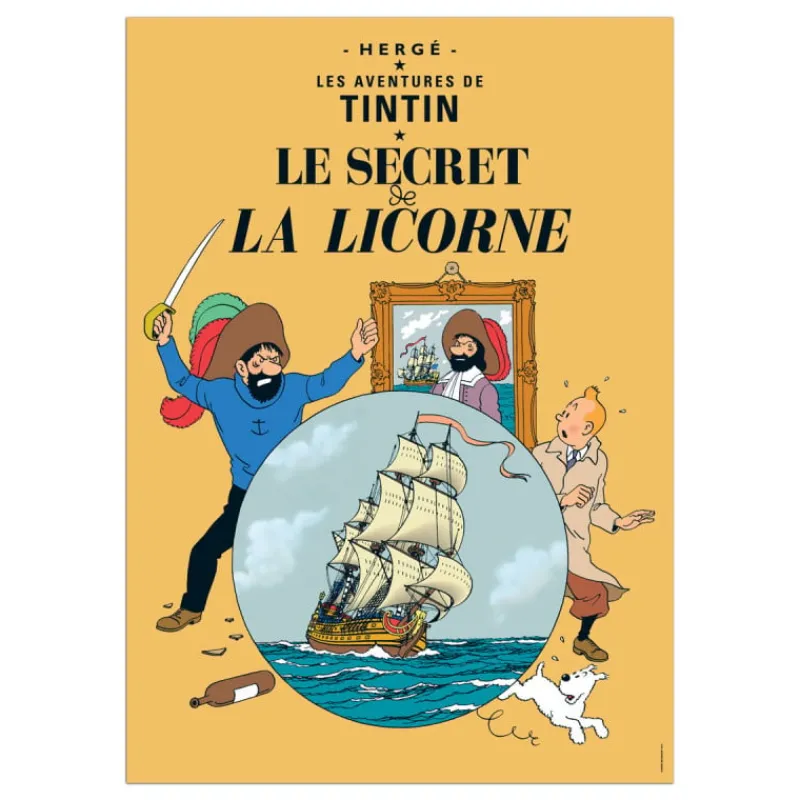 Affiches*Tintin Boutique Poster-Le Secret de La Licorne