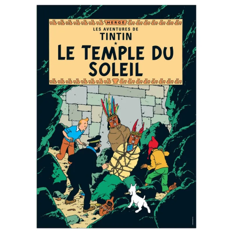 Affiches*Tintin Boutique Poster-Le Temple du Soleil