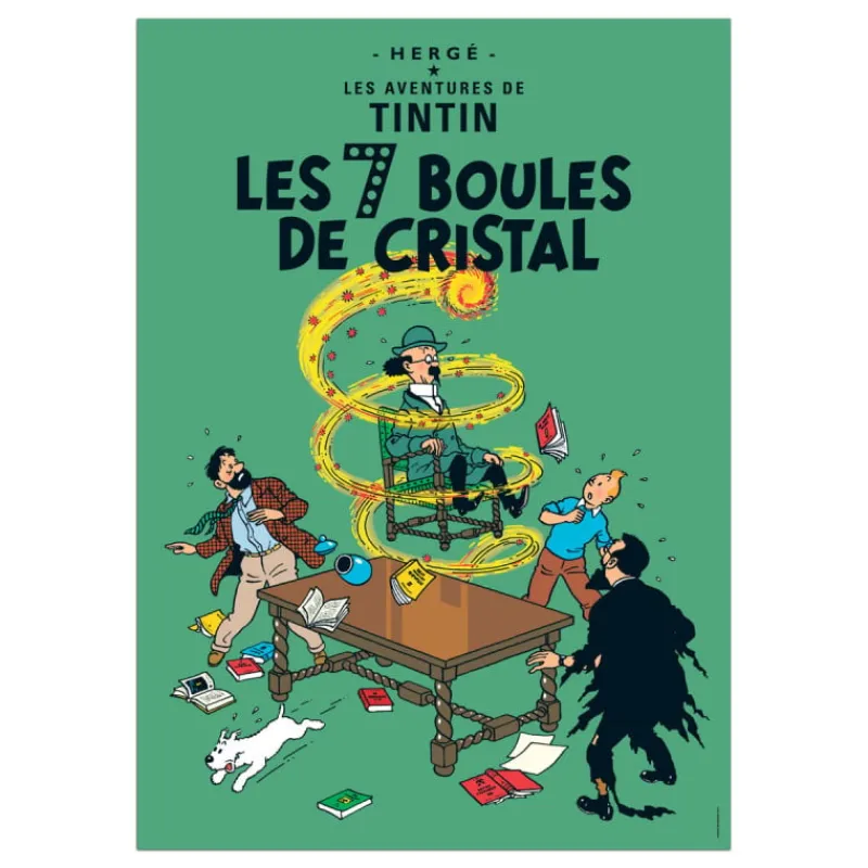Affiches*Tintin Boutique Poster-Les 7 Boules de cristal