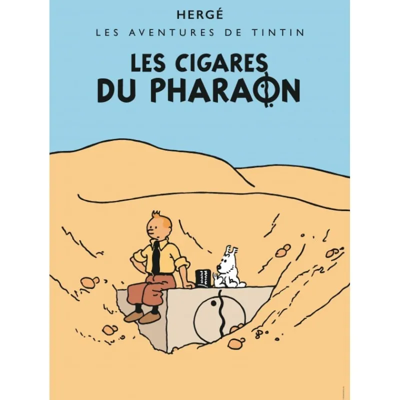 Affiches*Tintin Boutique Poster-Les Cigares du Pharaon