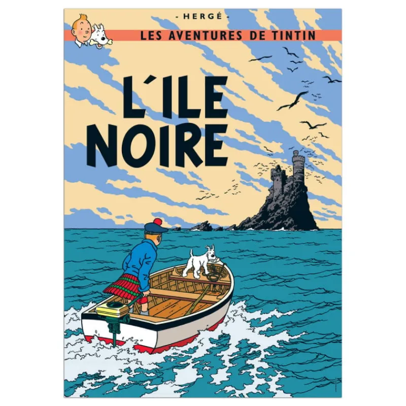 Affiches*Tintin Boutique Poster-L'Île Noire