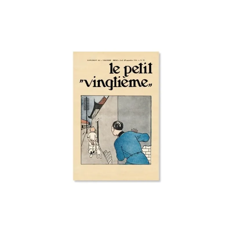 Affiches*Tintin Boutique Poster-Petit Vingtième n°39-Le Lotus bleu