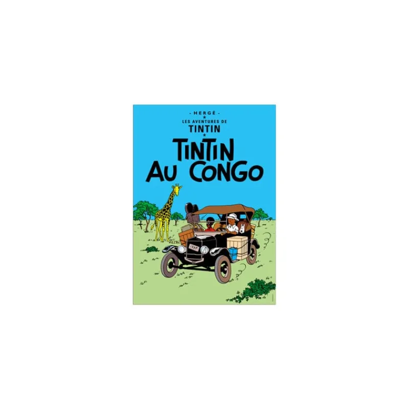 Affiches*Tintin Boutique Poster-Tintin au Congo