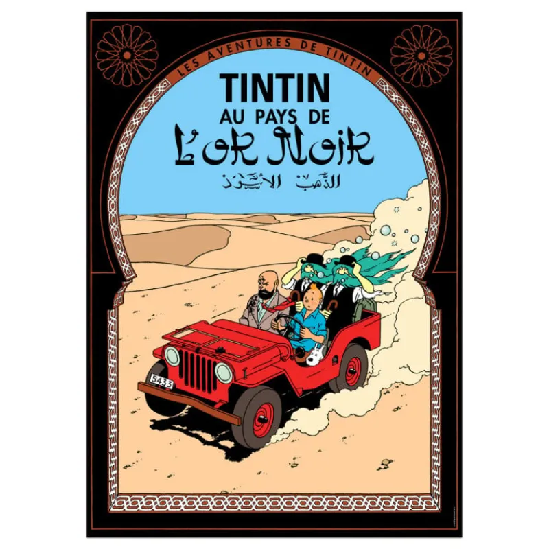 Affiches*Tintin Boutique Poster-Tintin au pays de l'or noir