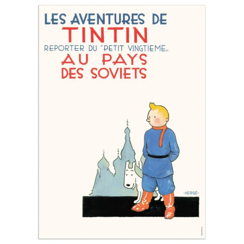 Affiches*Tintin Boutique Poster-Tintin au pays des Soviets