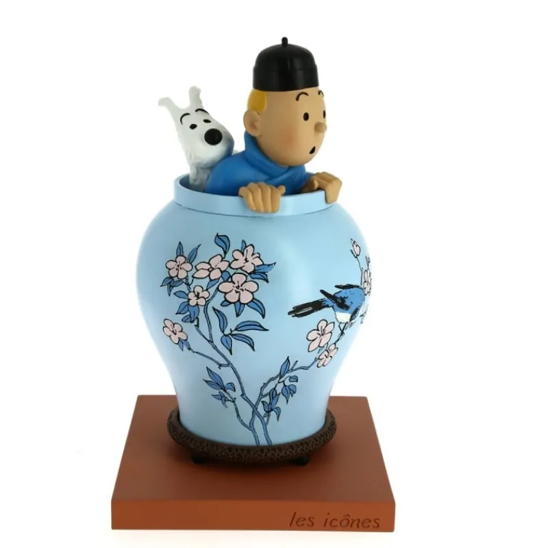 Pièces D'exception*Tintin Boutique Potiche Lotus bleu