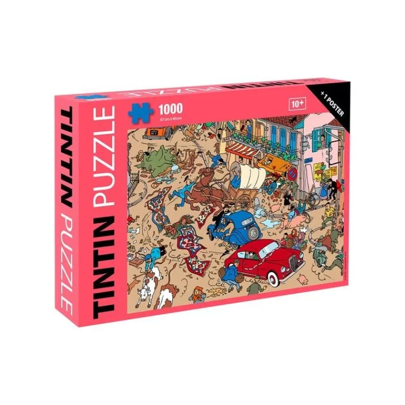 Jeux Et Puzzles*Tintin Boutique Puzzle Tintin-Accident sur la place