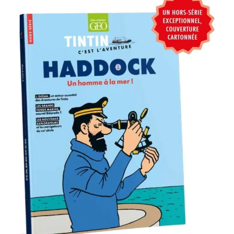 Geo Mag*Tintin Boutique Tintin, c'est l'Aventure - Haddock un homme à la mer