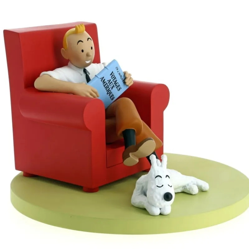 Idées Cadeaux | Pièces D'exception*Tintin Boutique Tintin fauteuil rouge