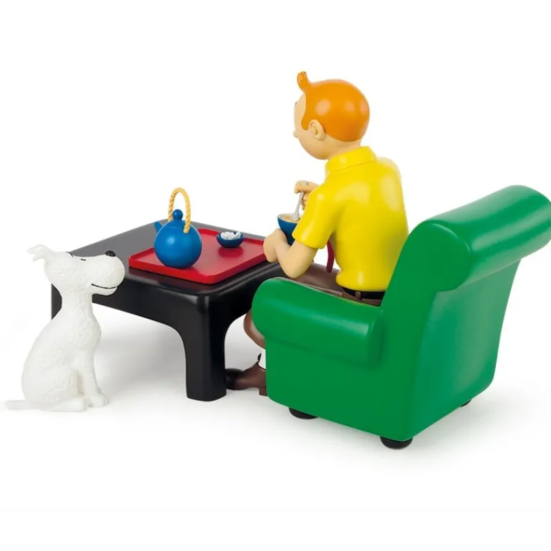 tintin_prenant_le_th_2.webp Pièces D'exception*Tintin Boutique Tintin prenant le thé