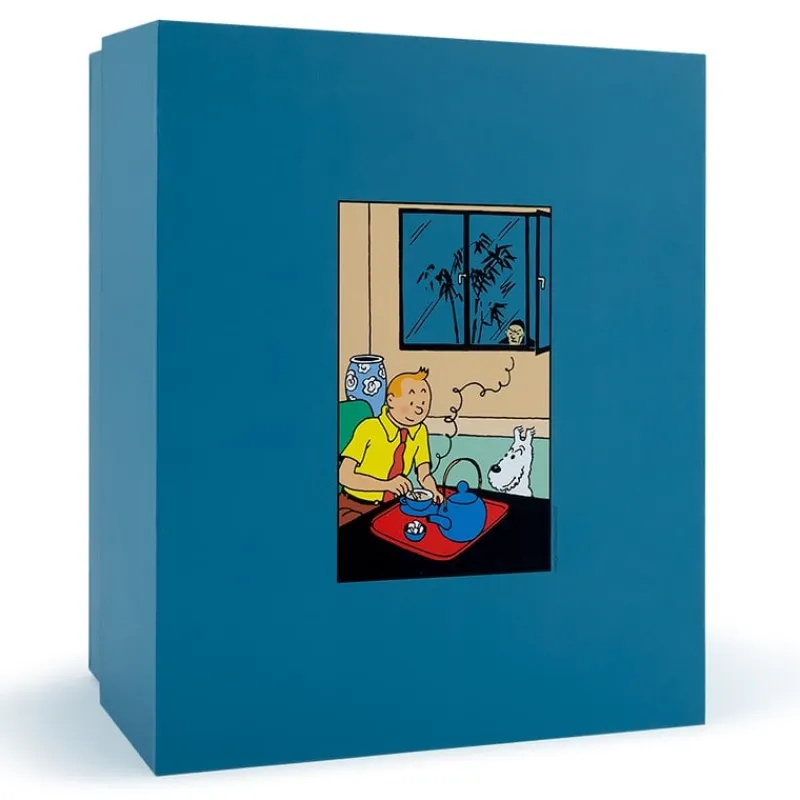 tintin_prenant_le_th_5.webp Pièces D'exception*Tintin Boutique Tintin prenant le thé