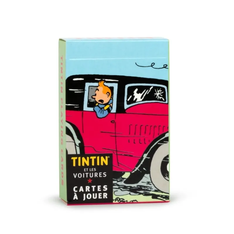 Jeux Et Puzzles*Tintin Boutique Tintin-Jeu de cartes voitures (En français)
