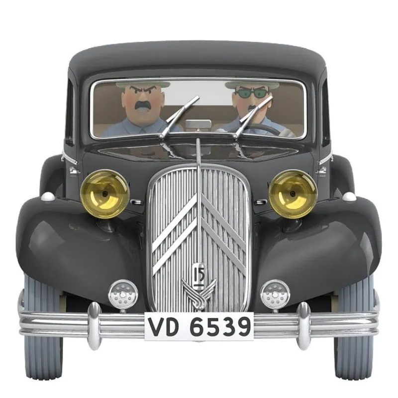 Voitures*Tintin Boutique Voiture Tintin N°48 - La 15cv des agents Bordures