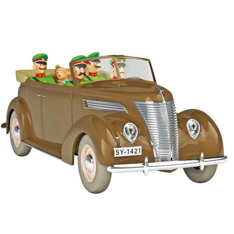 Voitures*Tintin Boutique Voiture Tintin N°50 - La décapotable de l'embuscade