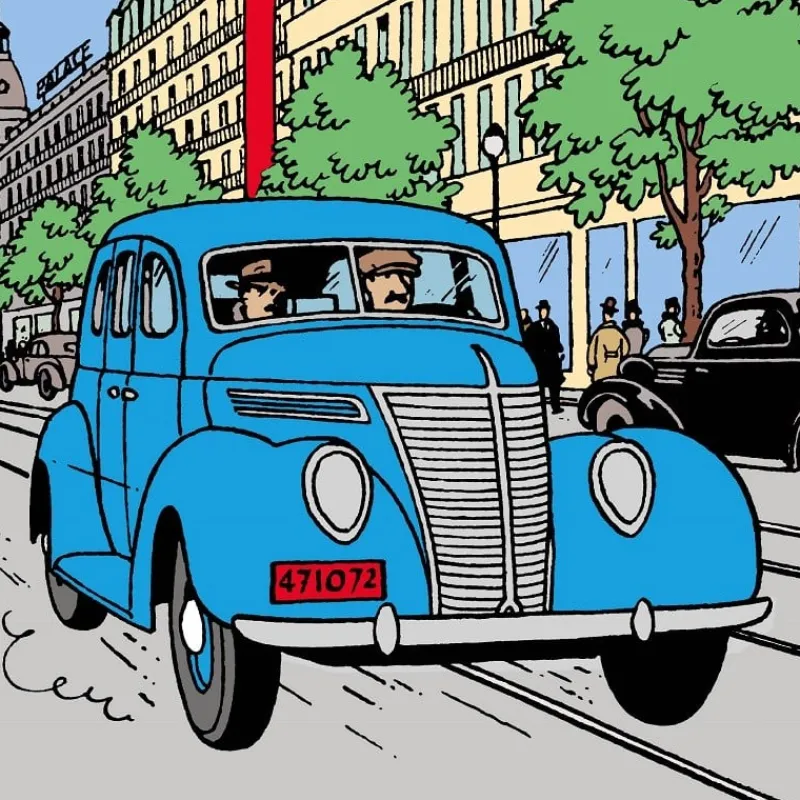 Voitures*Tintin Boutique Voiture Tintin N°58 - Le Taxi de Marc Charlet